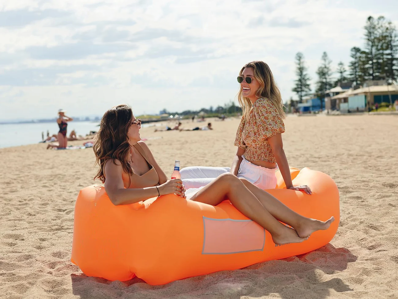 Transat Gonflable Confortable - Transat de Plage et Jardin