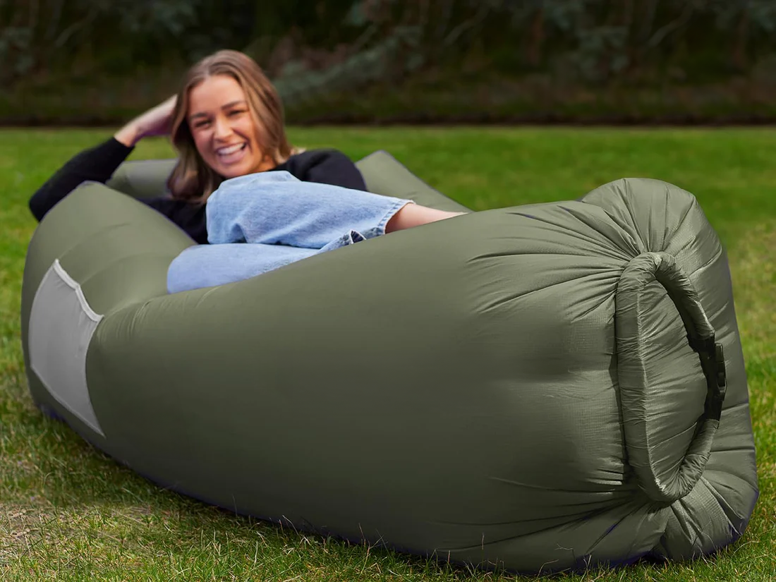 Transat Gonflable Confortable - Transat de Plage et Jardin